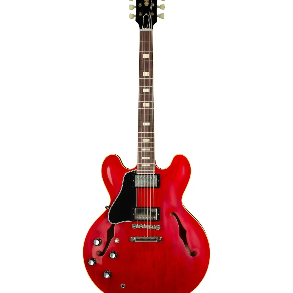 Gibson Custom 1964 ES-335 Reissue VOS Left-Handed Electric Guitar Sixties Cherry