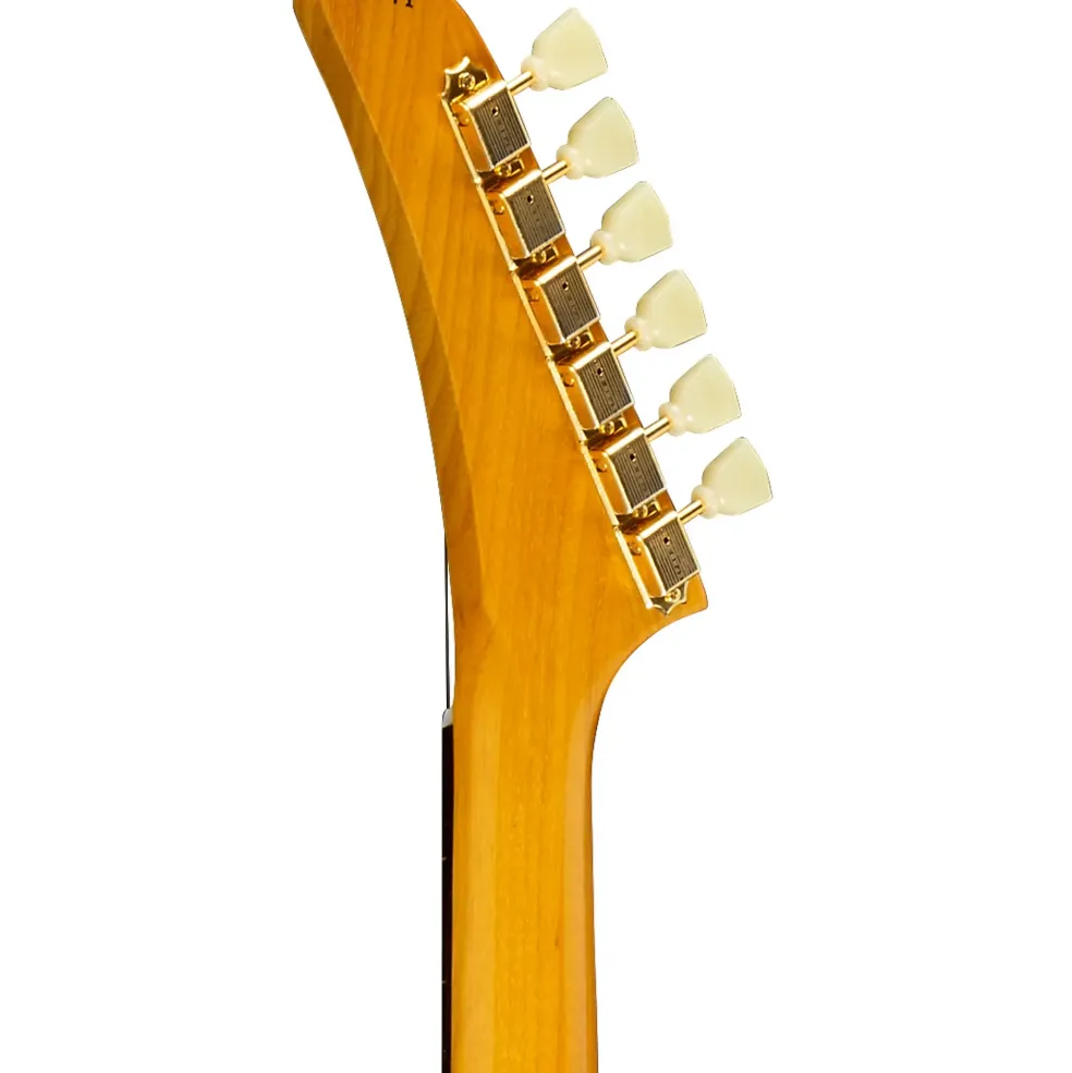 Gibson Custom 1958 Korina Explorer Black Pickguard Electric Guitar Natural