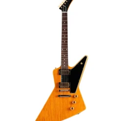 Gibson Custom 1958 Korina Explorer Black Pickguard Electric Guitar Natural