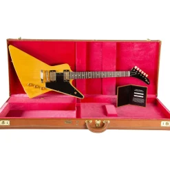 Gibson Custom 1958 Korina Explorer Black Pickguard Electric Guitar Natural