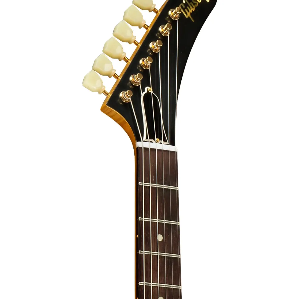 Gibson Custom 1958 Korina Explorer Black Pickguard Electric Guitar Natural