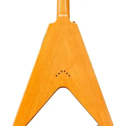 Gibson Custom 1958 Korina Flying V Black Pickguard Electric Guitar Natural