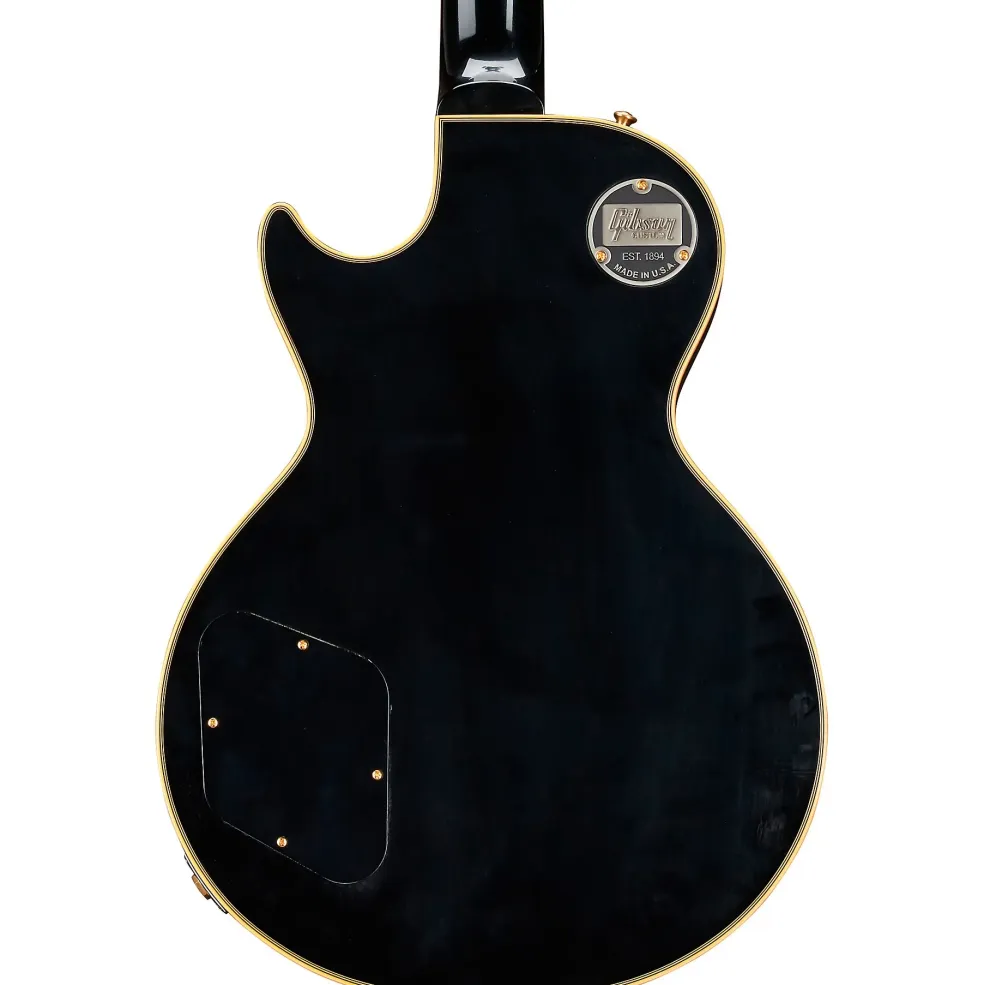 Gibson Custom 1957 Les Paul Custom Reissue 3-Pickup Bigsby VOS Electric Guitar Ebony