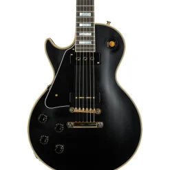 Gibson Custom 1954 Les Paul Custom Reissue VOS Left-Handed Electric Guitar Ebony