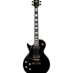 Gibson Custom 1968 Les Paul Custom Reissue Gloss Left-Handed Electric Guitar Ebony