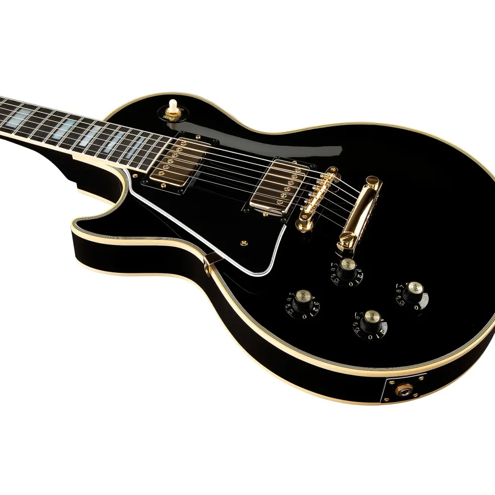 Gibson Custom 1968 Les Paul Custom Reissue Gloss Left-Handed Electric Guitar Ebony