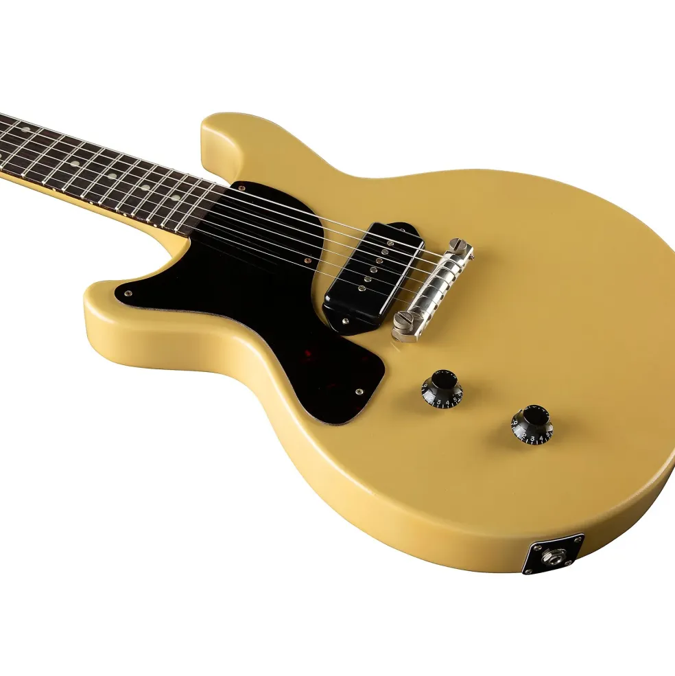 Gibson Custom 1958 Les Paul Junior DC Reissue VOS Left-Handed Electric Guitar TV Yellow