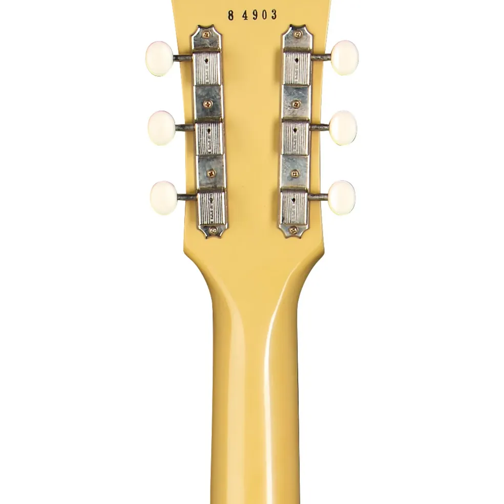 Gibson Custom 1958 Les Paul Junior DC Reissue VOS Left-Handed Electric Guitar TV Yellow
