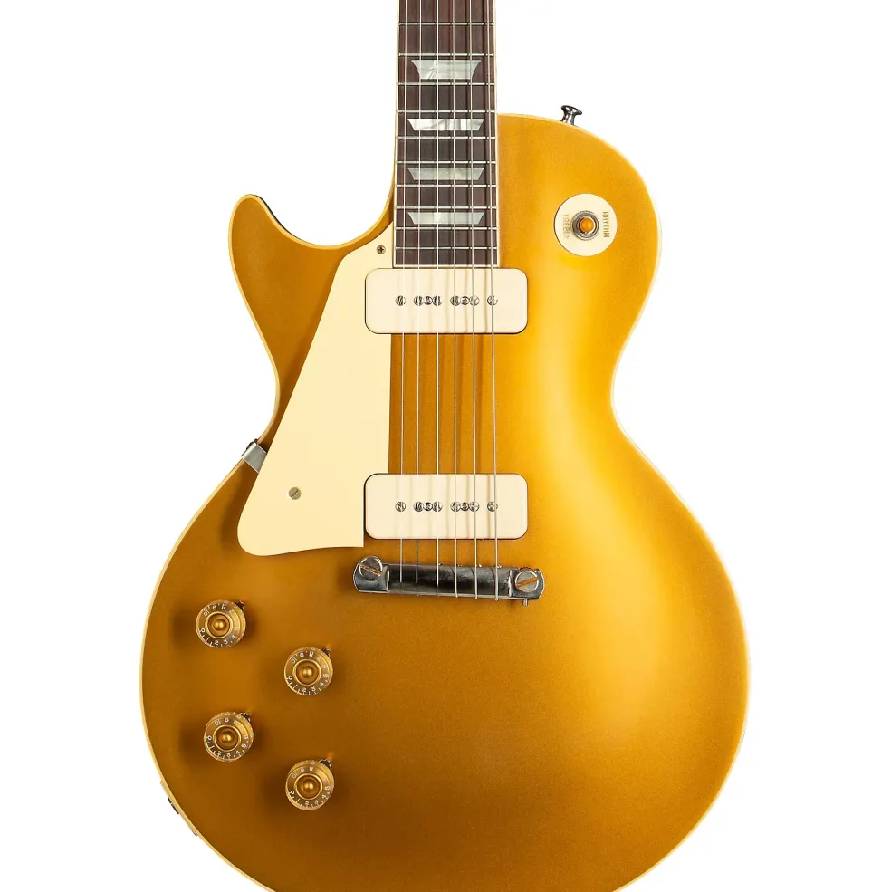 Gibson Custom 1954 Les Paul Standard Goldtop Reissue VOS Left-Handed Electric Guitar Double Gold