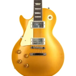 Gibson Custom 1957 Les Paul Standard Goldtop Reissue VOS Left-Handed Electric Guitar Double Gold