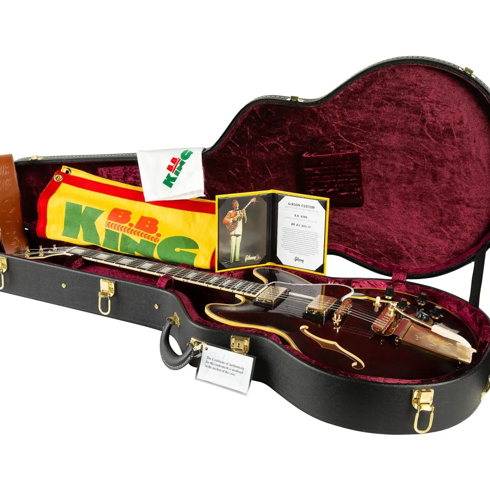 Gibson Custom B.B. King Rumble in the Jungle 1974 ES-355 VOS Semi-Hollow Electric Guitar Walnut