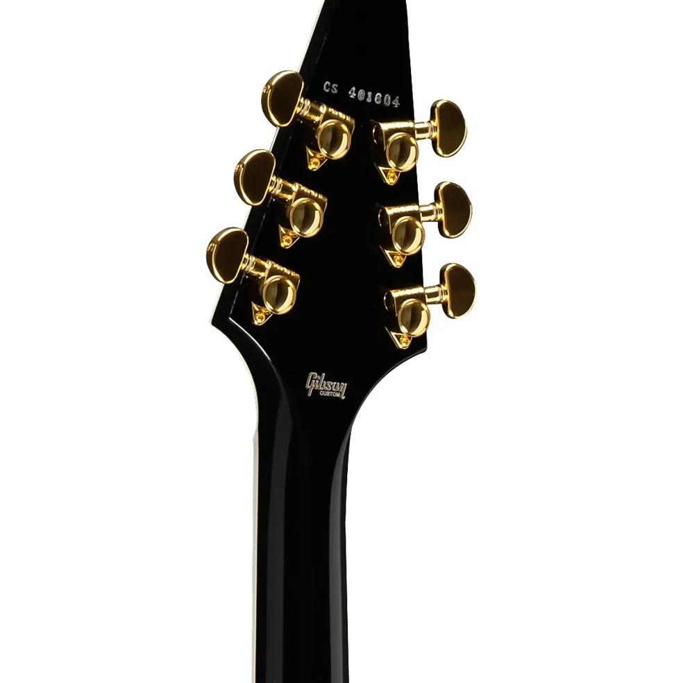 Gibson Custom Flying V Custom Electric Guitar Ebony