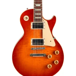 Gibson Custom Historic Select 1958 Les Paul Reissue Lightly Aged Electric Guitar Vintage Burst