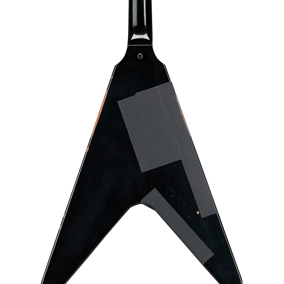 Gibson Custom Kirk Hammett 1979 Flying V Electric Guitar Ebony