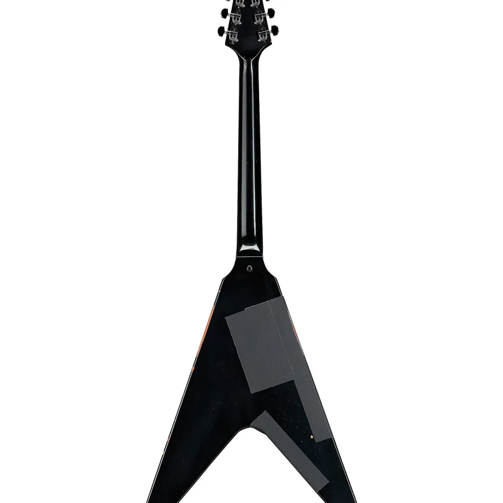 Gibson Custom Kirk Hammett 1979 Flying V Electric Guitar Ebony