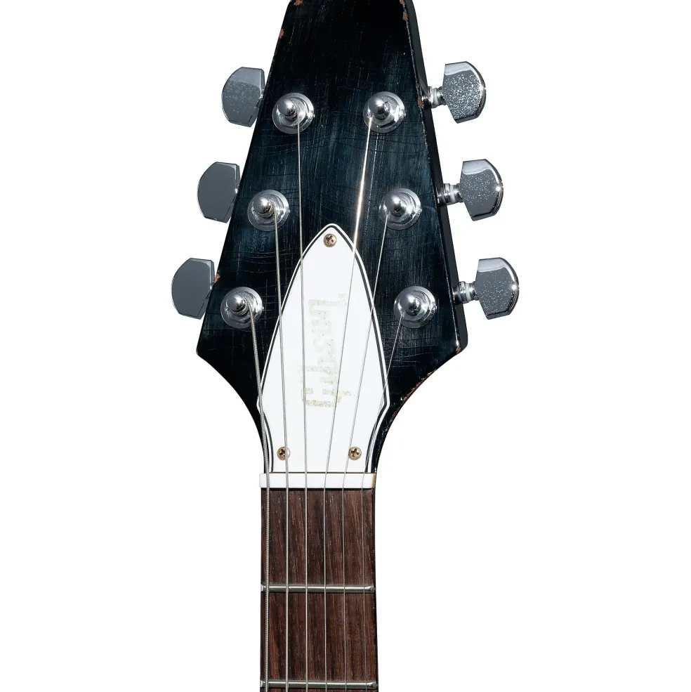 Gibson Custom Kirk Hammett 1979 Flying V Electric Guitar Ebony