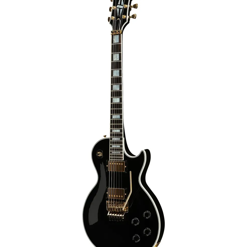 Gibson Custom Les Paul Axcess Custom Floyd Rose Electric Guitar Ebony