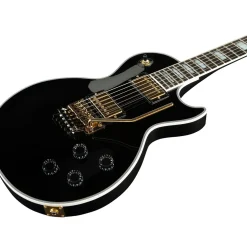 Gibson Custom Les Paul Axcess Custom Floyd Rose Electric Guitar Ebony