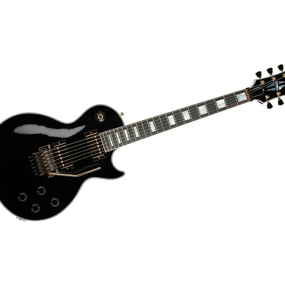 Gibson Custom Les Paul Axcess Custom Floyd Rose Electric Guitar Ebony