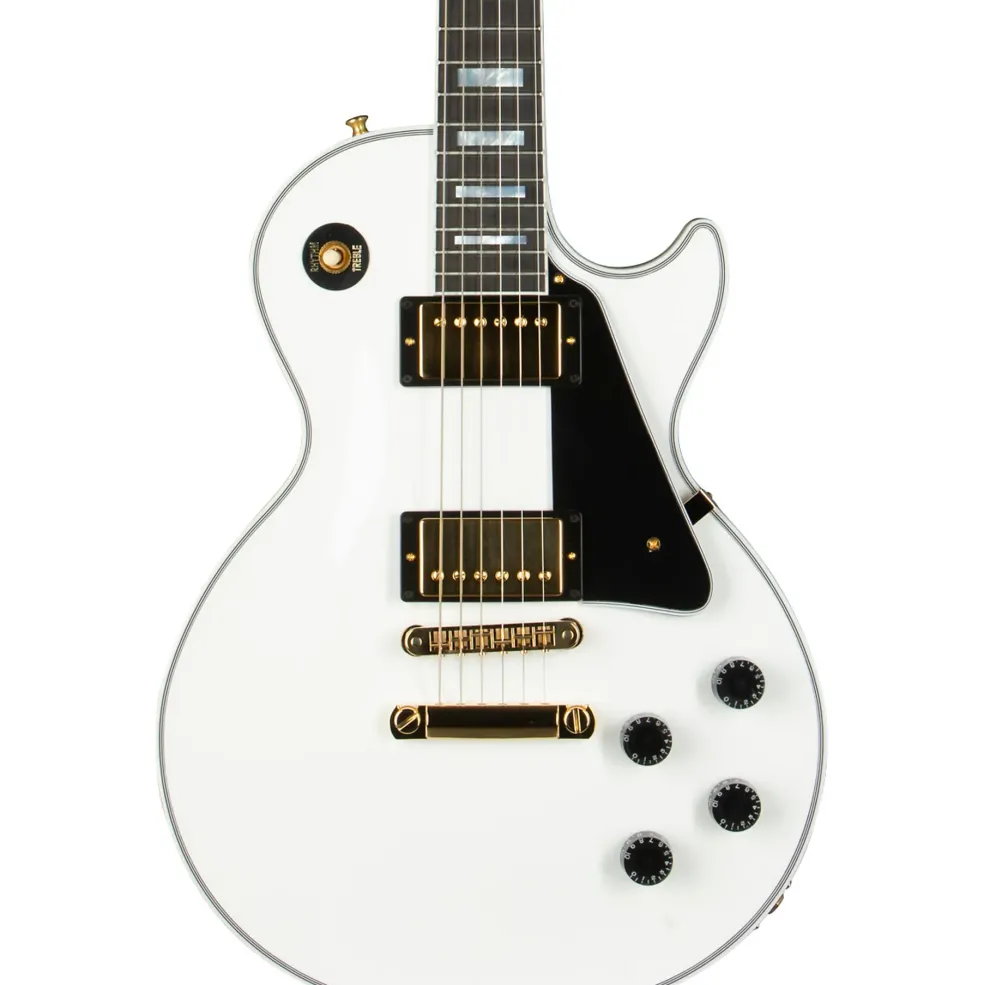 Gibson Custom Les Paul Custom Electric Guitar Alpine White
