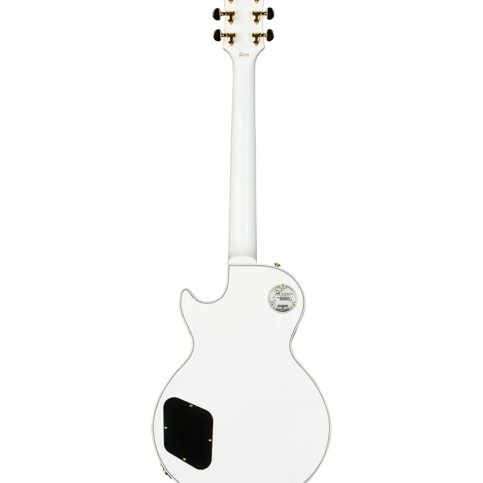 Gibson Custom Les Paul Custom Electric Guitar Alpine White