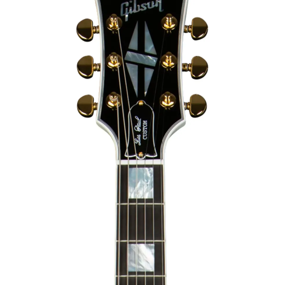 Gibson Custom Les Paul Custom Electric Guitar Alpine White