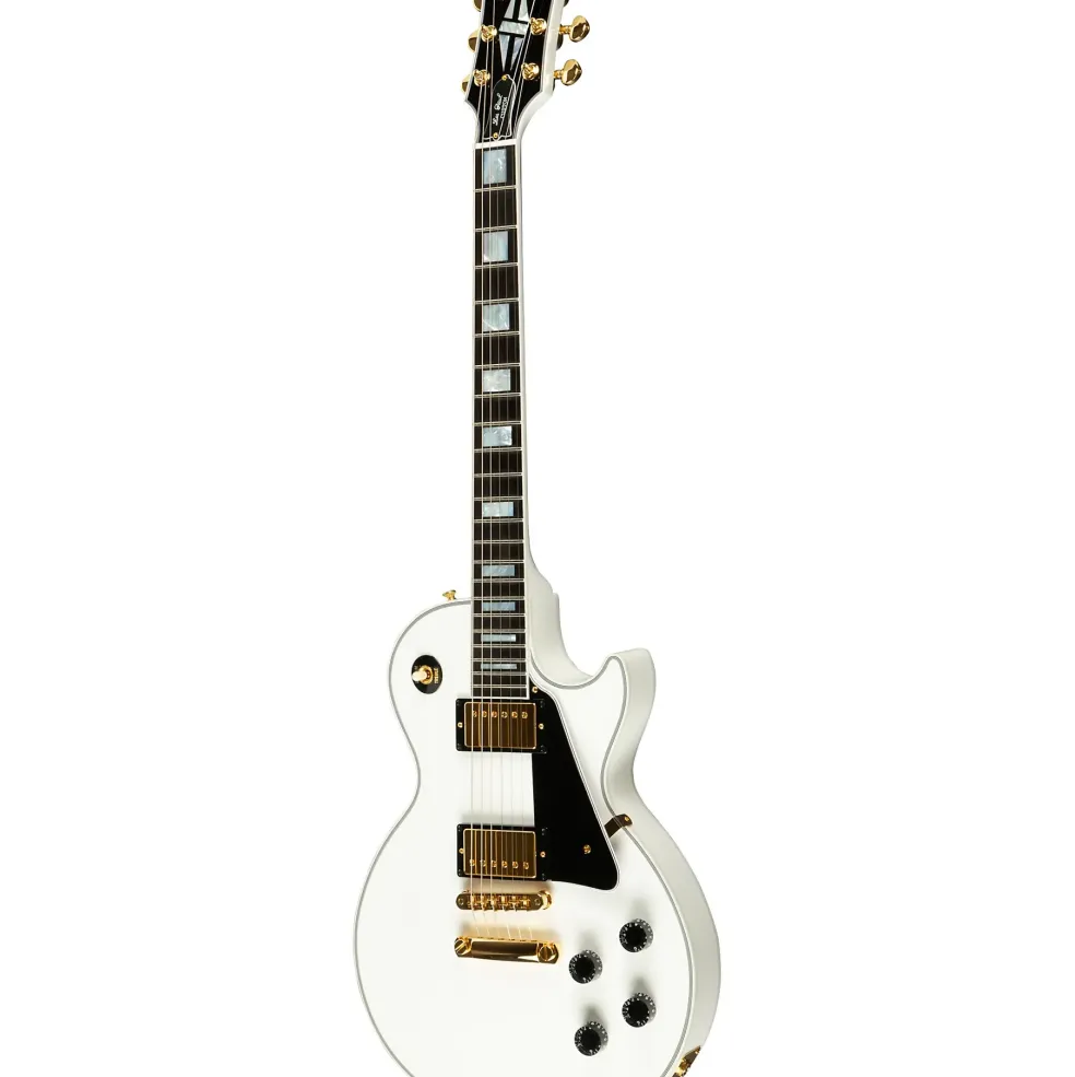 Gibson Custom Les Paul Custom Electric Guitar Alpine White