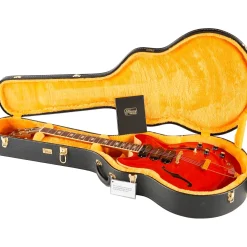 Gibson Custom M2M 1964 ES-335 Figured P-90 VOS Semi-Hollow Electric Guitar Transparent Cherry