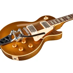 Gibson Custom Murphy Lab '57 Les Paul All-Gold Light Aged With Bigsby Electric Guitar Gold Top