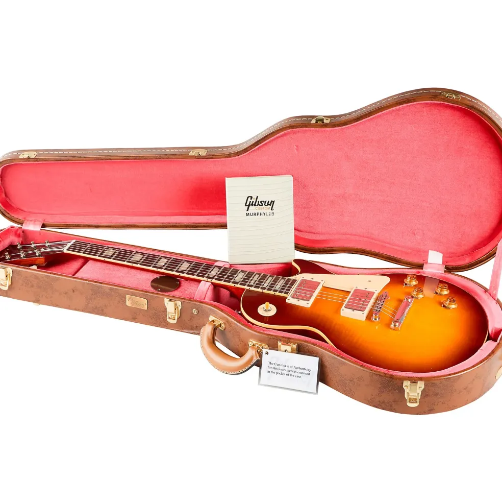 Gibson Custom Murphy Lab 1957 Les Paul Goldtop Reissue Ultra Heavy Aged Electric Guitar Double Gold