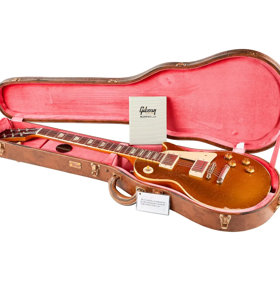 Gibson Custom Murphy Lab 1957 Les Paul Special Single-Cut Reissue Ultra Light Aged Electric Guitar TV Yellow