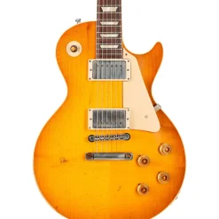 Gibson Custom Murphy Lab 1958 Les Paul Standard Reissue Heavy Aged Electric Guitar Lemon Burst