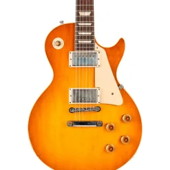 Gibson Custom Murphy Lab 1958 Les Paul Standard Reissue Light Aged Electric Guitar Lemon Burst