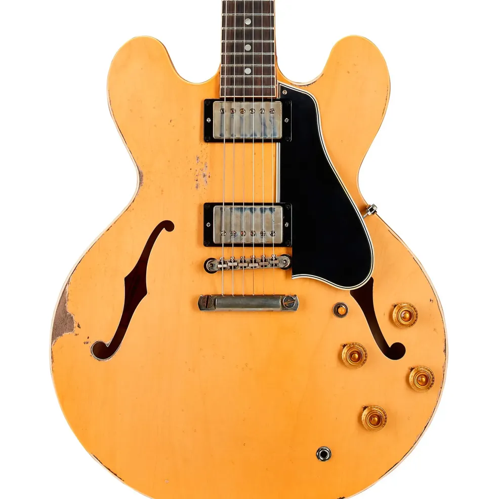 Gibson Custom Murphy Lab 1959 ES-335 Reissue Ultra Heavy Aged Semi-Hollow Electric Guitar Vintage Natural