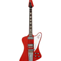 Gibson Custom Murphy Lab 1963 Firebird V With Maestro Vibrola Light Aged Electric Guitar Cardinal Red