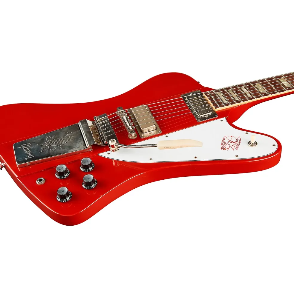 Gibson Custom Murphy Lab 1963 Firebird V With Maestro Vibrola Ultra Light Aged Electric Guitar Ember Red