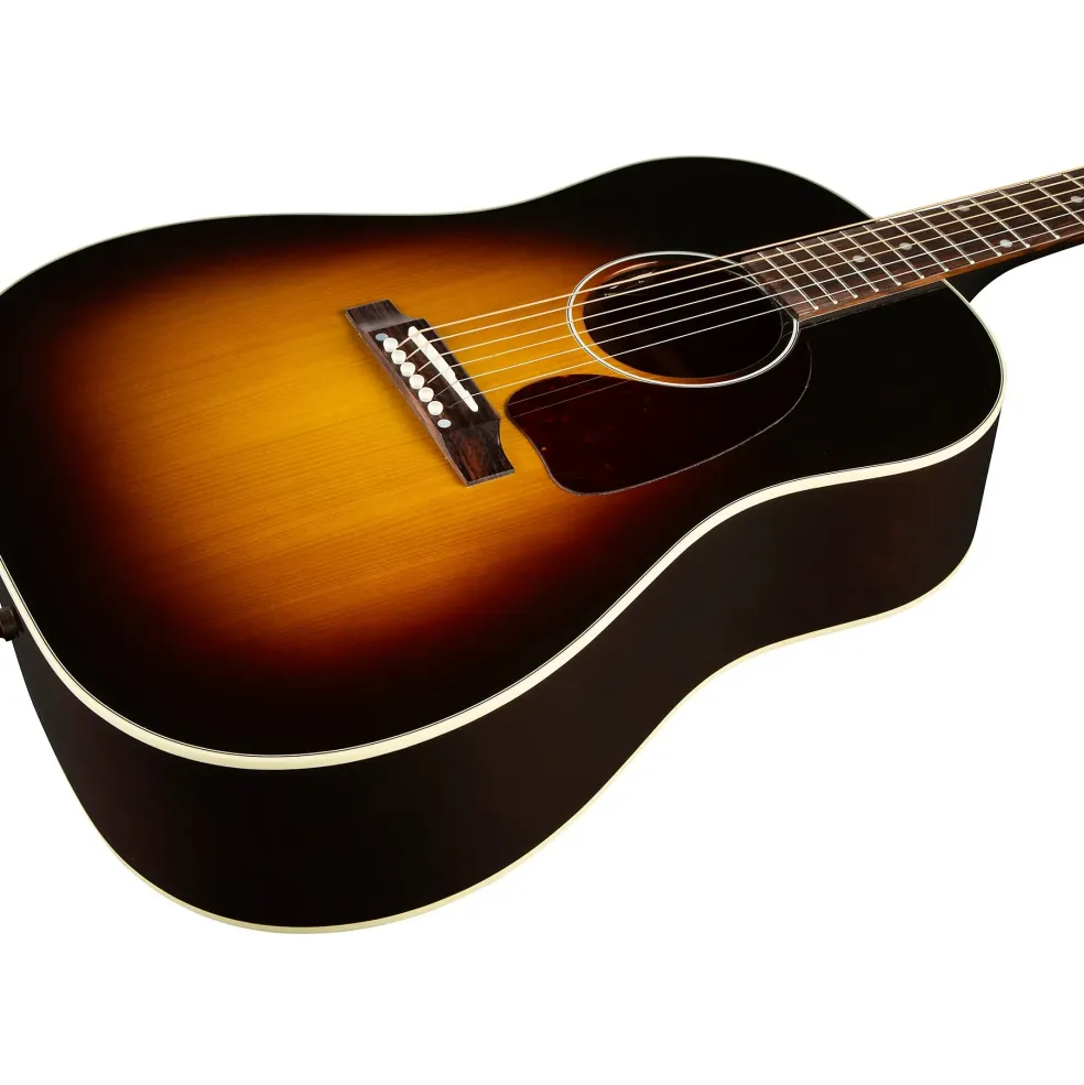 Gibson J-45 Standard Red Spruce Limited-Edition Acoustic-Electric Guitar Vintage Sunburst