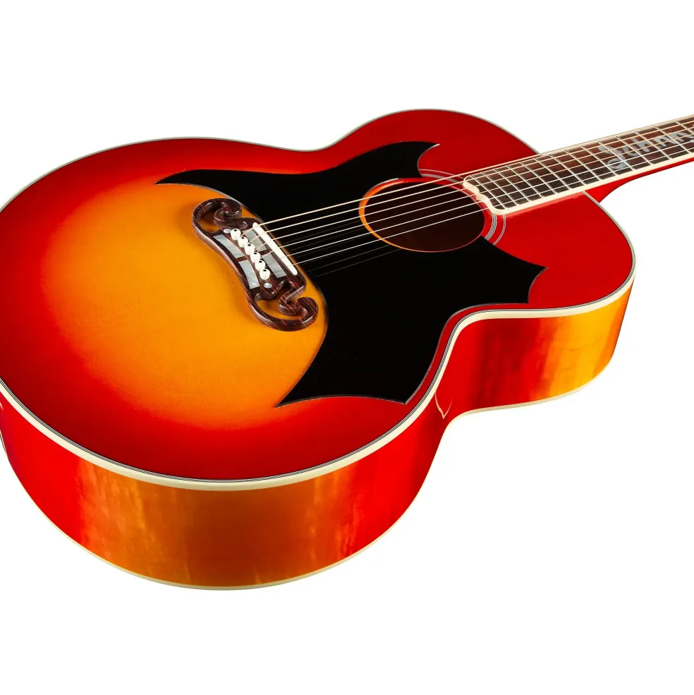 Gibson Johnny Cash SJ-200 Signature Limited-Edition Acoustic Guitar Vintage Cherry Sunburst