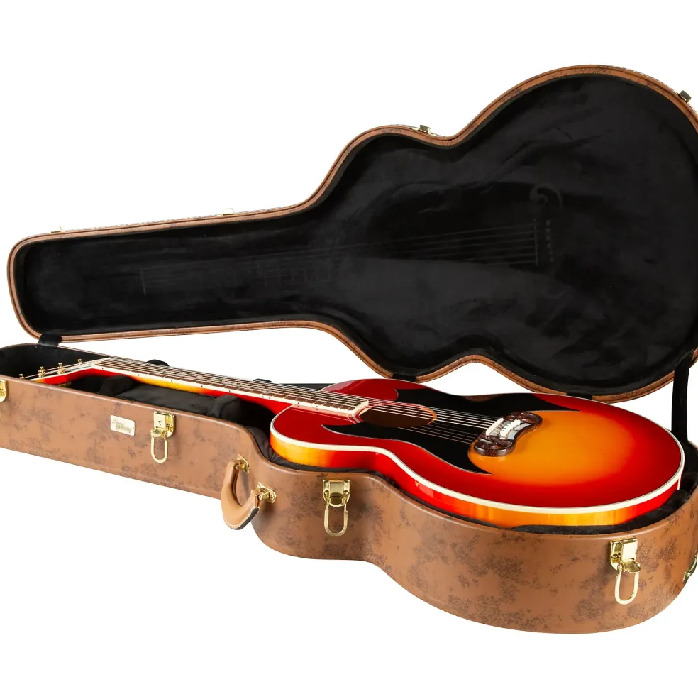 Gibson Johnny Cash SJ-200 Signature Limited-Edition Acoustic Guitar Vintage Cherry Sunburst