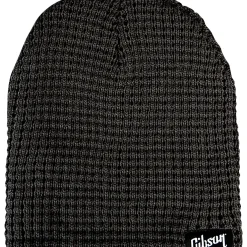 Gibson Logo Beanie, Charcoal One Size Fits All
