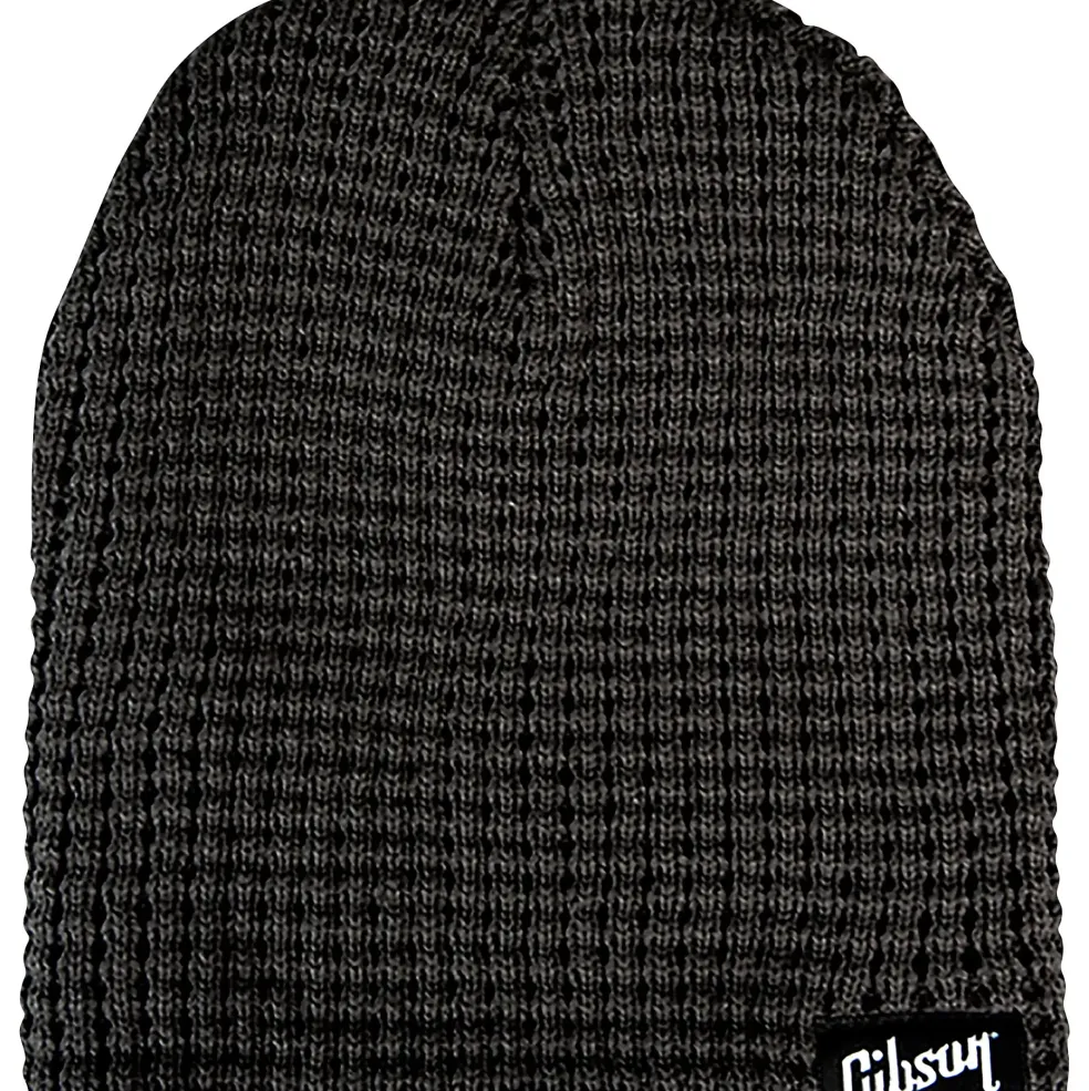 Gibson Logo Beanie, Charcoal One Size Fits All