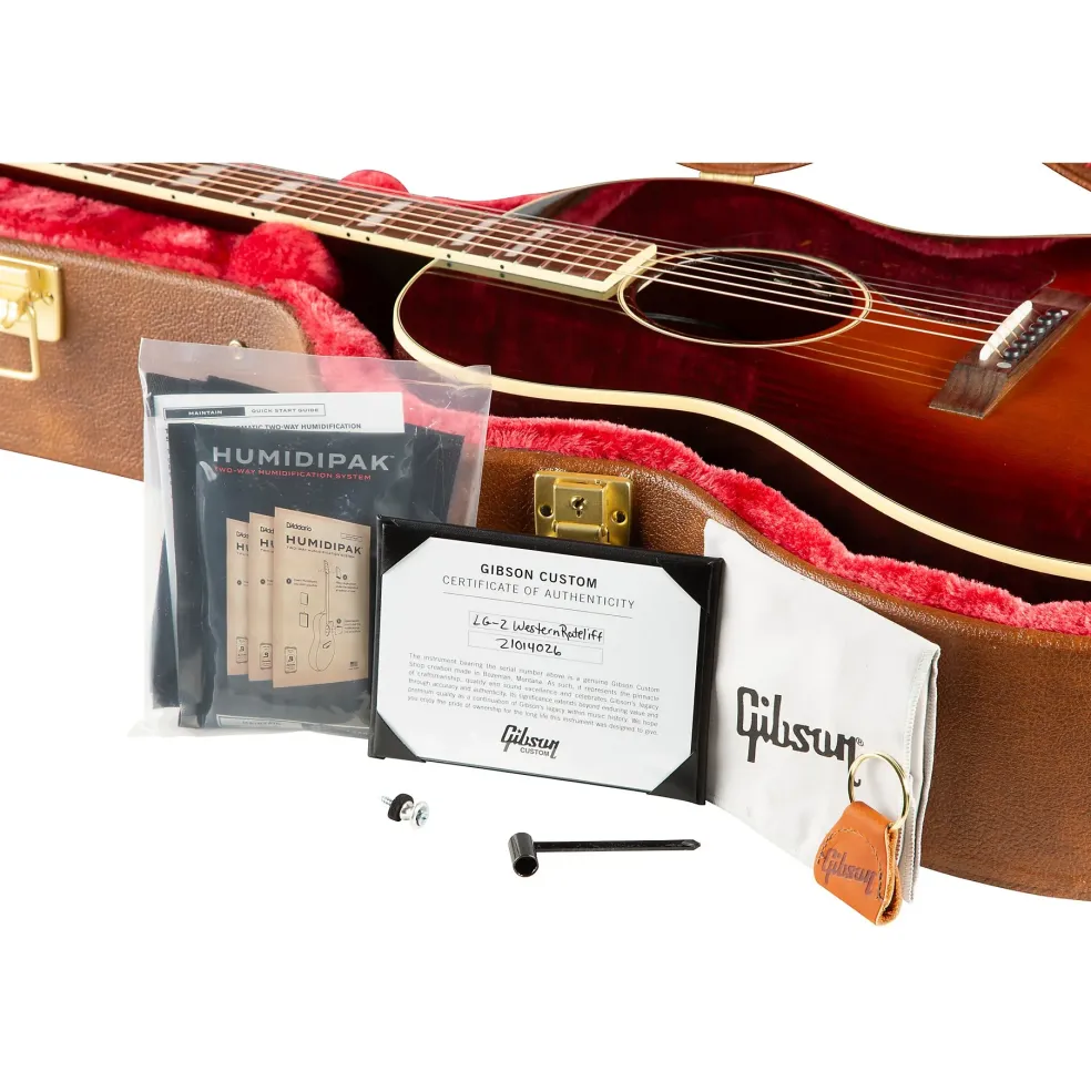 Gibson Nathaniel Rateliff LG-2 Western Acoustic-Electric Guitar Vintage Sunburst