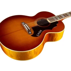 Gibson Rosanne Cash J-185 Signature Limited-Edition Acoustic-Electric Guitar Heritage Cherry Sunburst