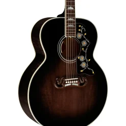 Gibson SJ-200 Standard 5A Flame Limited-Edition Acoustic-Electric Guitar Cobra Burst