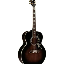 Gibson SJ-200 Standard 5A Flame Limited-Edition Acoustic-Electric Guitar Cobra Burst
