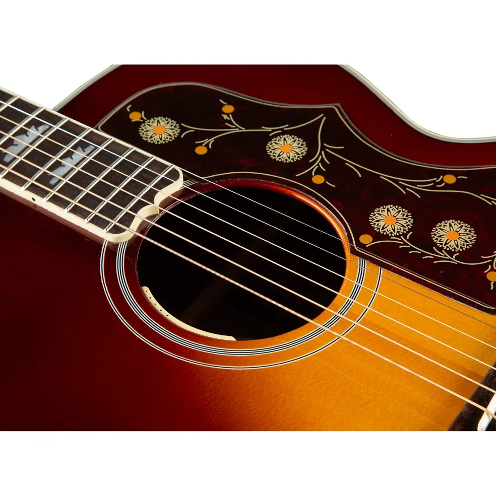 Gibson SJ-200 Standard Rosewood Acoustic-Electric Guitar Rosewood Burst
