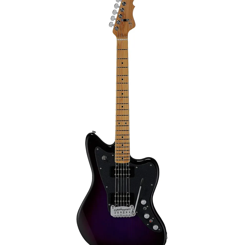 G&L CLF Research Doheny V12 With Maple Fretboard Electric Guitar Purple Burst