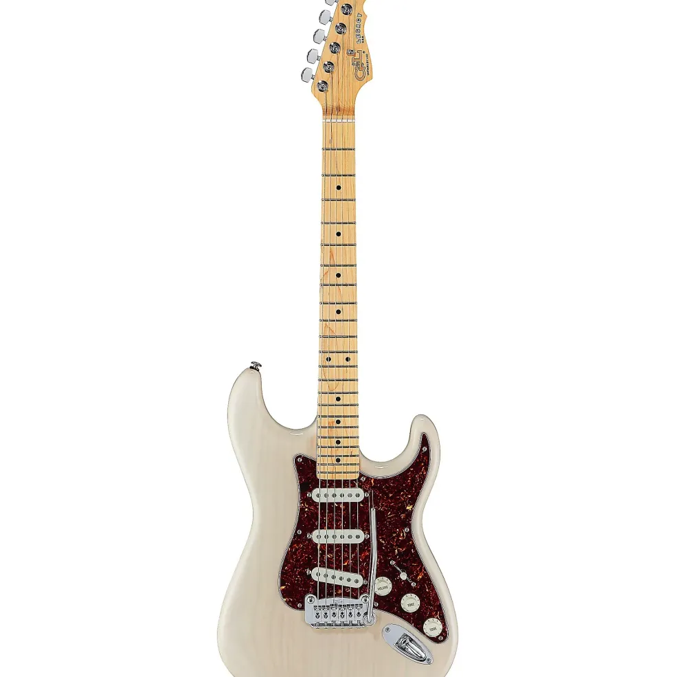 G&L Fullerton Deluxe Legacy Maple Fingerboard Electric Guitar Blonde