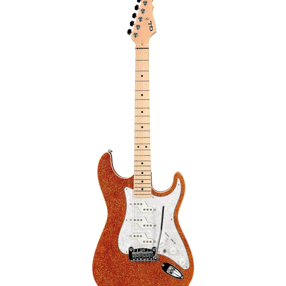 G&L GC Limited-Edition USA Comanche Electric Guitar Orange Flake