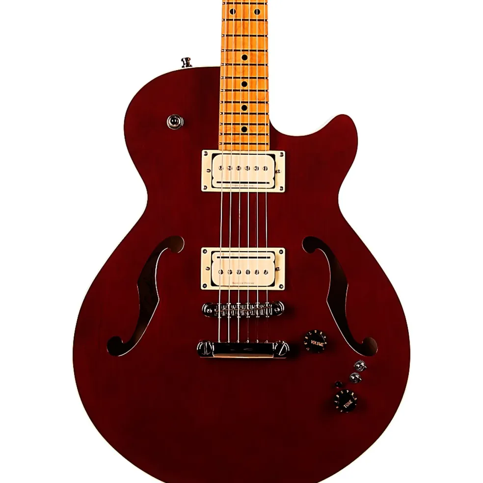 Godin Montreal Premiere Pro Hollowbody Electric Guitar Aztek Red